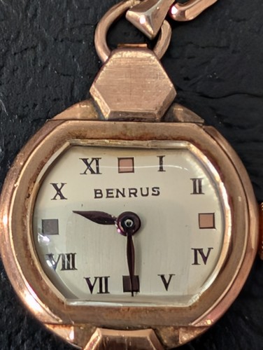 Art deco benrus - art, 10k