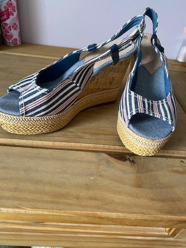 Wrangler denim wedge sandals - wrangler,