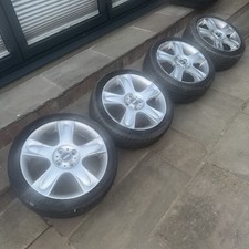 MINI Cooper S R53 R56 One 17 Inch 5 Spoke Star Bullet Alloy Wheels & Tyres JCW