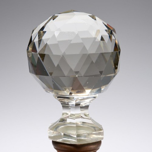 Faceted cut glass - faceted,