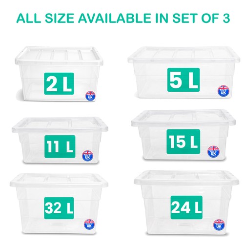 Stackable clear plastic - 3x,