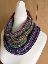 Hand Knitted Cosy Cowl Scarf