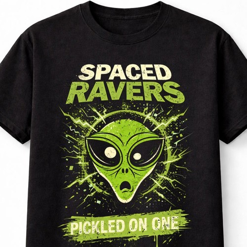 Spaced ravers alien rave space - spaced,
