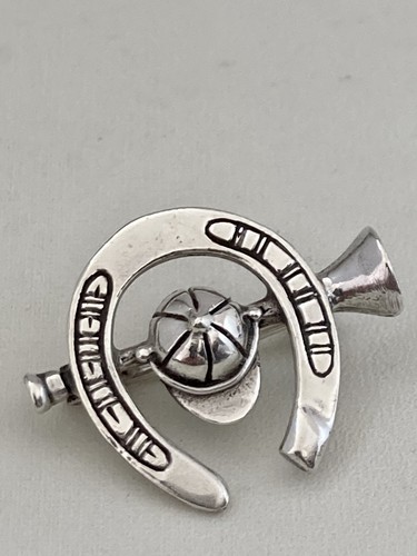 Vintage sterling silver brooch - vintage,