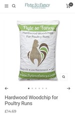 Flyte So Fancy Chicken run Woodchip 2 new bags price is for 2 bags 