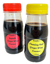 6x or 12x125ml Riddles Ginger Wine Essence Concentrate: Smooth/Flaming Hot/Mixed