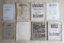 8 Vintage Organ Music Books by Alexandre Guilmant Classical Church Pipe Organ