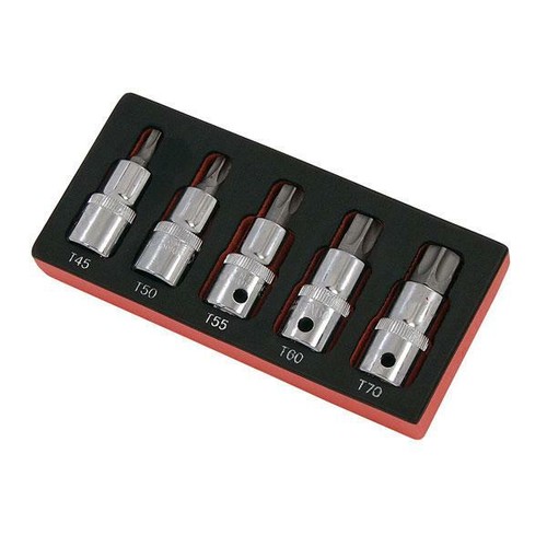 5pc torx bit socket set - socket,