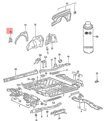 Genuine filler plate - genuine, right