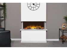 Adam Sahara 750 Electric Inset Media Wall Fire with Remote Control, 31 Inch
