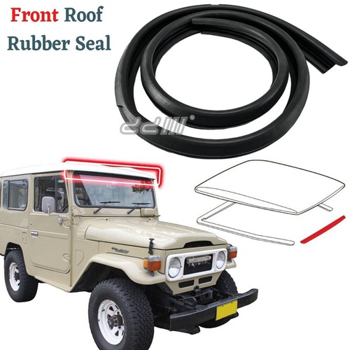 Front weatherstrip roof rubber - roof,