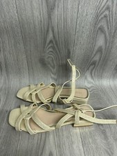 Women’s Head Over Heels Jaidan Gold Strappy Sandals UK Size 5 Brand New 