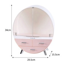 Plastic Cosmetic Organizer Portable Makeup Drawer Storage Case Jewelry Box Tidy