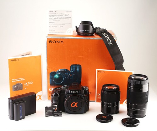 Sony alpha a100 - sony, camera