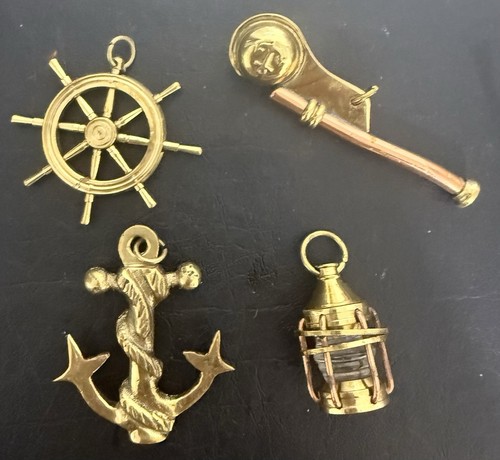 Solid brass boatswain - brass, whistle