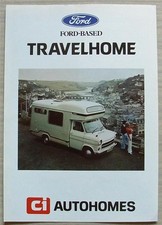 FORD BASED TRAVELHOME CI AUTOHOMES Motor Caravan Sales Leaflet Jan 1977 #FB577