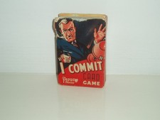 Vintage "I Commit" card game