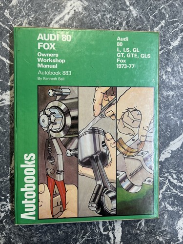 Vintage car book audi fox - audi, 80