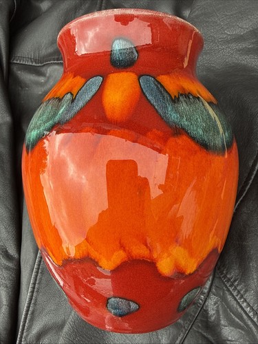 Poole volcano vase - volcano,
