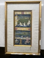 Antique mughal miniature - antique,