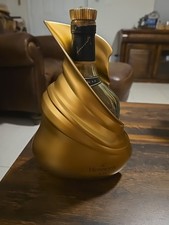Hennessy XO Cognac Kim Jones Edition Limited Gold Bottle Collectible Empty