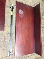 Tapley 33 furniture burgundy oak, floating shelf 84 cm wide, poor condition