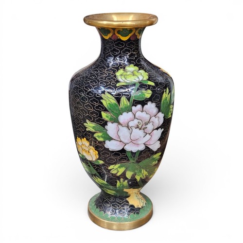 Vintage chinese cloisonne vase - vintage,