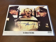 Anthony Hopkins Hannibal Signed 11x14 Lobby Card Silence of the Lambs SWAU COA