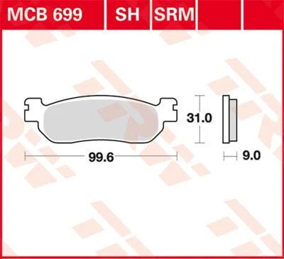 Trw brake pad srm sinter - trw,