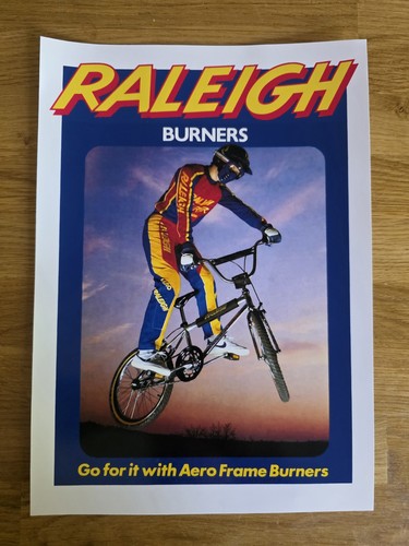 Raleigh aero burner - bmx, advert