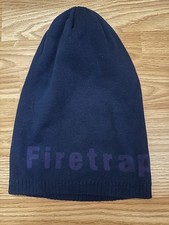 Firetrap New But No Tag Mens Adult One Size Navy Blue Slouch Hat RRP £19.99