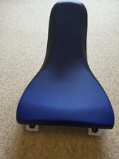 SUZUKI OEM 2023 Low Blue/Black seat for a 2023 on Suzuki V-Strom 1050DE