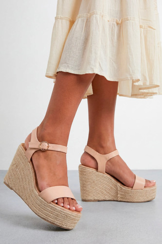 Faith pink wedges womens - wedges,