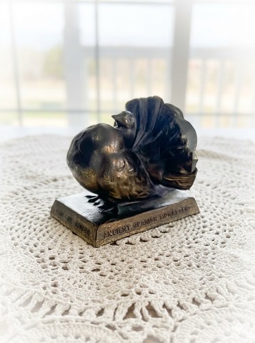 Vintage solid bronze fantail - vintage,