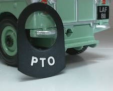 Land Rover Series 1 2 2a 2b 3 Metal Switch Tab Decal Label Badge PTO Warning