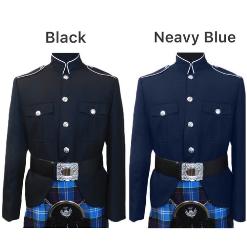 Men scottish navy - navy, blue