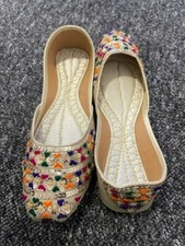 Women pakistani indian khussa wedding style comfortable stylish khusa UK Size 5