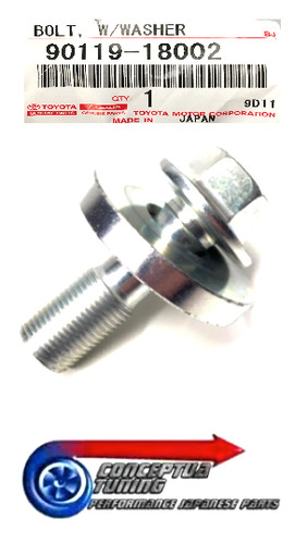 Genuine crank pulley bolt - crank,