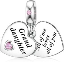 S925 Sterling Silver Grand Daughter Charm For Bracelets