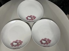  Hello Kitty Sanrio Side Plates 7.5inches diameter 