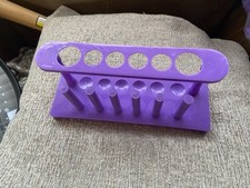 Test Tube Stand Holders 6 Holes 6 Column Plastic  Racks ideal for man cave bar.