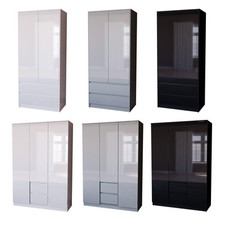 Wooden Gloss Wardrobe Closet