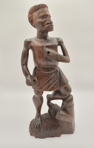 African hand carved wooden - carved,