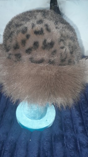 Ladies brown animal flaux fur - ladies,