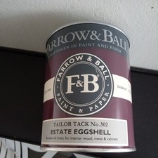Farrow and Ball tailor tack 302 Estate Eggshell F&B 750ml New 