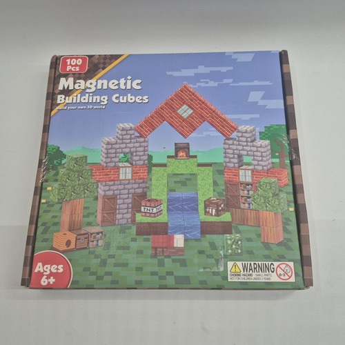 Magnetic building cubes - magnetic, 100