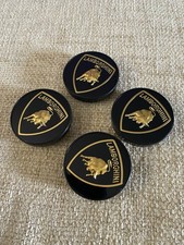 NEW GENUINE LAMBORGHINI AVENTADOR GALLARDO HURACAN URUS ALLOY WHEEL CENTRE CAPS