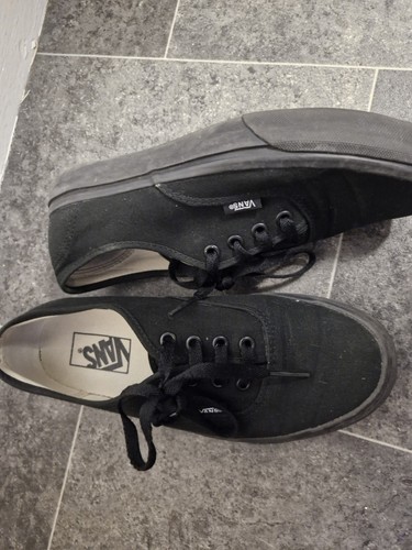 Authentic black mono vans - black,