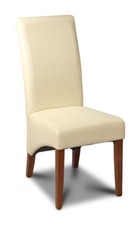 SOLID WOOD CREAM LEATHER
