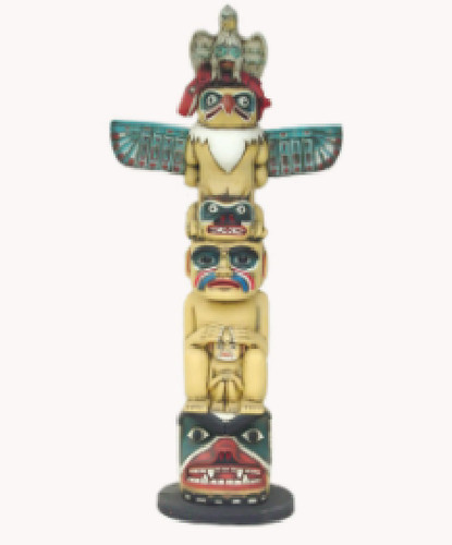 Wild west totem pole - wild,